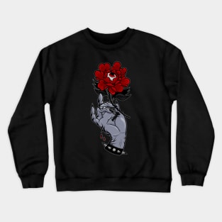 All seeing Flower Crewneck Sweatshirt